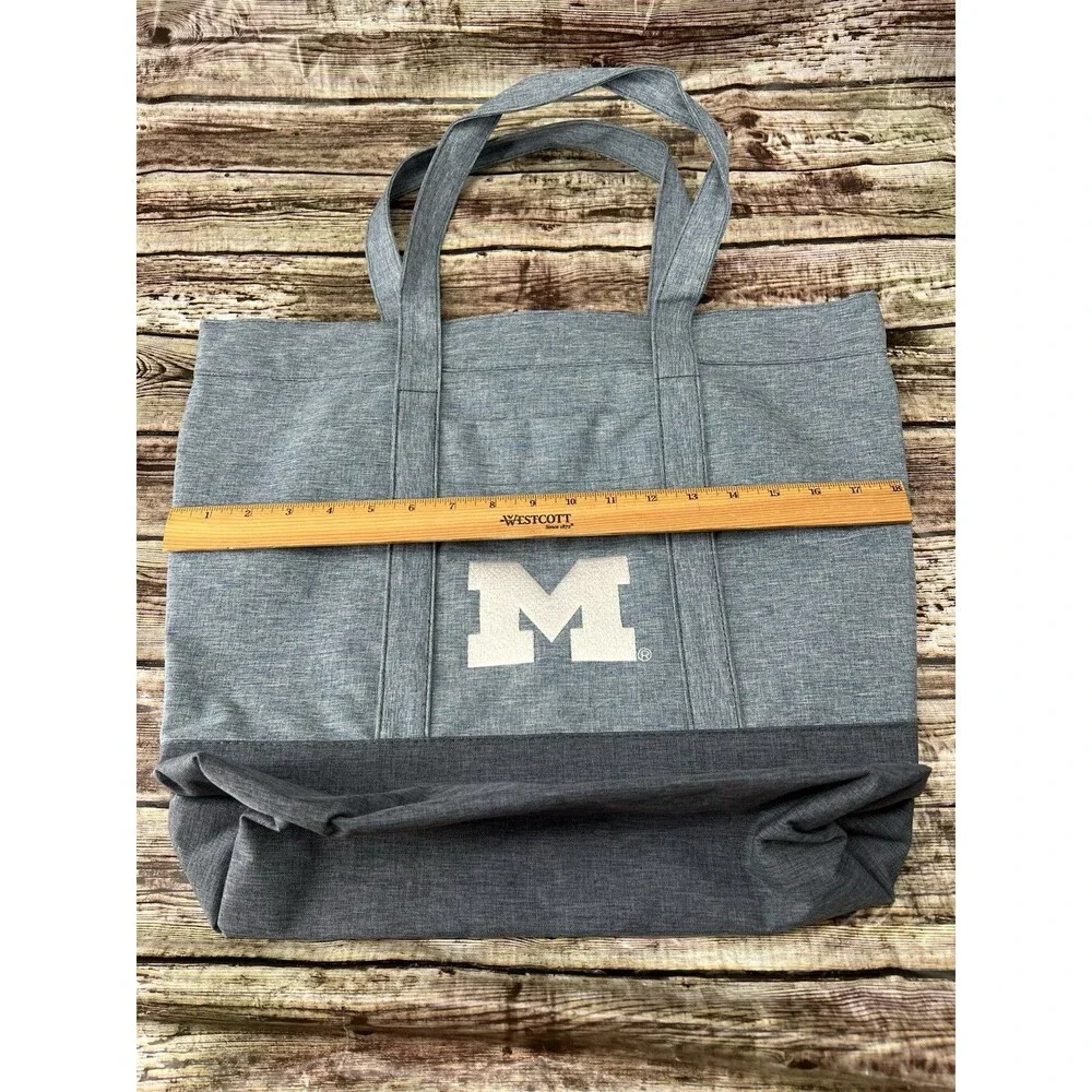 Michigan Wolverines College Tote Bag Forever Collectibles Magnetic Snap Closure